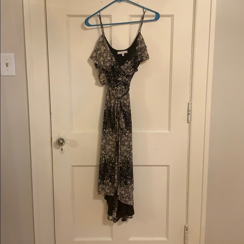 WAYF High-Low Floral Dress